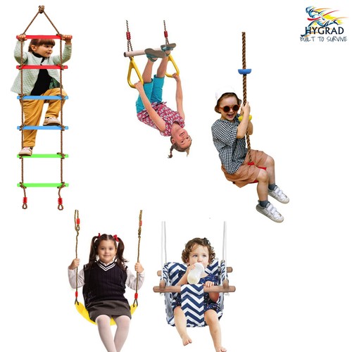 Baby kids wooden swing - wooden,