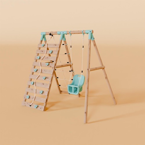 Single baby swing set with - single,