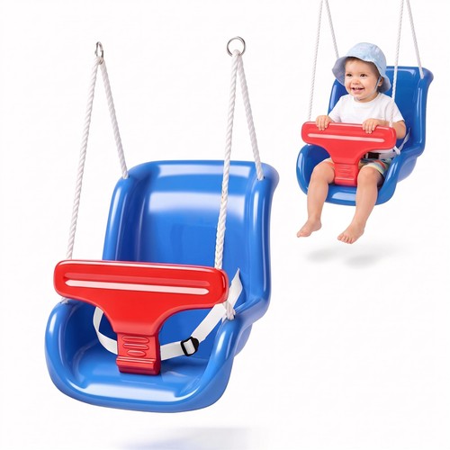 Blue toddler swing seat - toddler, with