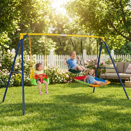 Toddler swing set heavy duty - toddler,
