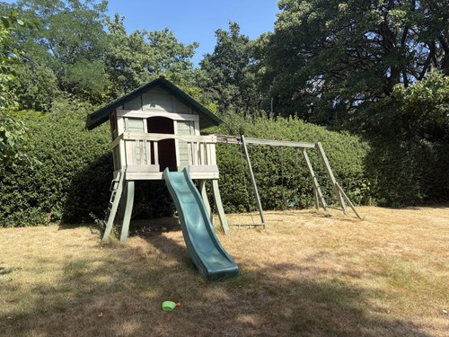 Wooden garden swing - garden, set