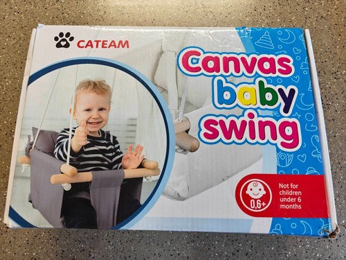 Canvas wooden baby swing by - canvas, &