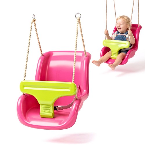 Pink toddler swing seat with - pink,