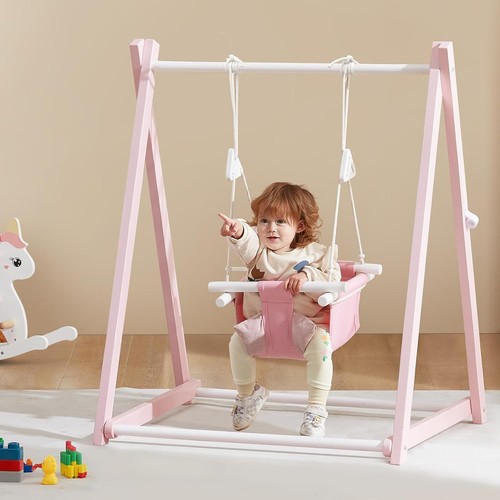 Funlio wooden swing - wooden, set